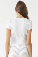 Load image into Gallery viewer, Pinstriped Suspender Jumpsuit