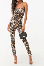 Load image into Gallery viewer, Pinstriped Suspender Jumpsuit