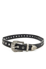 Load image into Gallery viewer, Beaded Faux Leather Belt
