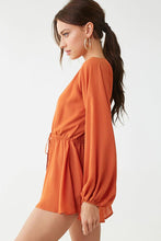 Load image into Gallery viewer, Surplice Tie-Front Romper
