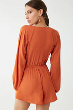 Load image into Gallery viewer, Surplice Tie-Front Romper

