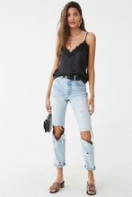 Load image into Gallery viewer, Satin Lace-Trim Cami
