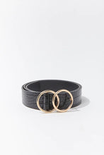 Load image into Gallery viewer, Faux Croc Leather Belt
