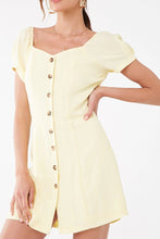 Load image into Gallery viewer, Button-Front Mini Dress
