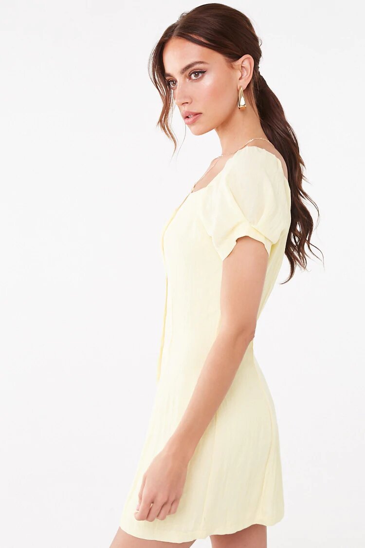 1Copy of Button-Front Mini Dress123